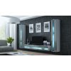Cama Meble Obývačka VIGO NEW 3 sivý mat/biely lesk 260 cm x 180 cm x 40 cm
