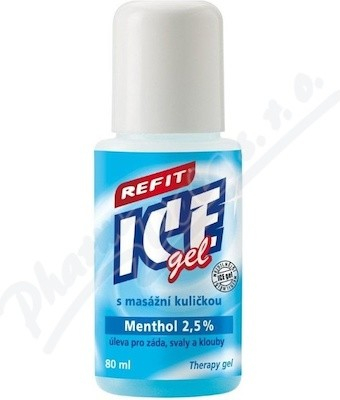 Ice gél Refit Menthol roll on 80 ml