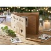 Drevená svadobná kniha hostí – Mr & Mrs (Album)