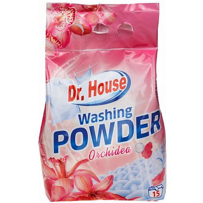 Dr. House Universal Washing Powder Orchidea prací prášok 1,5 kg
