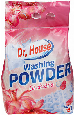 Dr. House Universal Washing Powder Orchidea prací prášok 1,5 kg