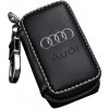 AUDI Kožené bezpečnostné puzdro na kľúče. Kľúčenka diaľkové centrálne zamykanie
