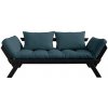 Karup design Karup design BEBOB SOFA black pine (pohovka z borovice) 75*200 cm, petrol blue