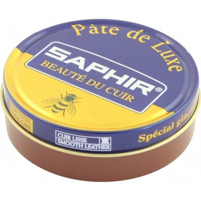 Saphir Vosk na topánky Saphir Pate de Luxe Beauté du Cuir (50 ml) - Light Brown