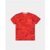 Deadpool Classic Style Guide Deadpool - All-over - Men's T-shirt Velikost: S, Barva: Red