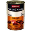 Animonda GRANCARNO® dog junior hovädzie a morčacie srdiečka 400g konzerva