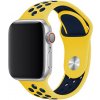 AW Športový remienok na Apple Watch - Žlto-modrý Veľkosť / Rozteč: 38/40/41/42mm, Dĺžka remienka: Pánsky - M/L (15 - 21cm), Farba: Žlto-modrý IR-AWSPRT27