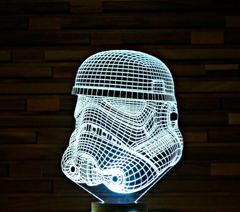 Beling Detská lampa, Stormtrooper, 7 farebná QS421