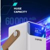 Canyon OnPower 610, Powerbank, 60.000 mAh, displej, in: USB-C, out: 3x USB-C, PD 100W, 3x USB-A, QC 3.0, biela CNS-CPB610W