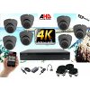 Monitorrs Security 4K AHD 7 kamerový set 8 Mpix Eco GDome (6038K7) (Monitorrs Security)