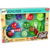 Lean Toys Detská sada ovocia na krájanie – tanierik, príbory a doska Material: Plast