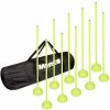 Merco Neon Dribbling 80 sada 10 slalomových tyčí - 1 sada