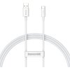 Kábel Baseus Superior Series USB na USB-C, 65 W, PD, 1 m (biely)