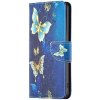 Knižkové puzdro Trendy Cross case Zlatý motýľ – Samsung Galaxy A55 5G