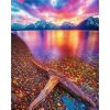 Norimpex Diamantové maľovanie Západ slnka v horách 30 x 40 cm