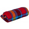 Deka fleece kocka multicolor, 150 x 200 cm