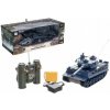 Teddies RC Tank TIGER I plast 33cm 27MHz RTR na baterie dobíjecí pack se zvukem a světlem 1:28