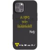 Picasee silikónový čierny obal pre Apple iPhone 12 Pro Max - Kazma - TOHLE JE ŽIVOT A NIC VÍC NEBUDE