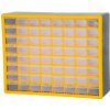 Organizér na stenu Strend Pro SBx3045-G, 64 zásuviek