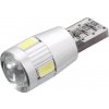 Compass Žiarovka 6 SMD LED 12V T10 s rezistorom CAN-BUS ready biela