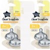 Tommee Tippee náhradní savičky C2N náhradní dudlík C2N transparentní