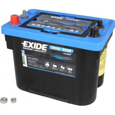 Exide Dual AGM 12V 50Ah 750A EP450