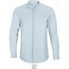 NEOBLU 3792 BART MEN / Pánska popelínová košeľa s dlhým rukávom - soft blue XXXL