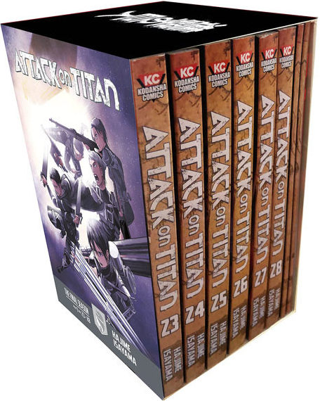 Attack on Titan the Final Season Manga Box Set