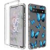 PROTEMIO 48582 DUAL ART Odolný kryt Google Pixel 6a BUTTERFLY