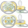 AVENT CUMLÍK 18M+ Ultra air neutral nočný na utišovanie silikón mix 2 ks