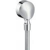 Hansgrohe FixFit - Nástenné kolienko E so spätným ventilom a guľovým kĺbom, chróm 27505000