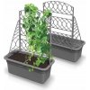 Prosperplast Kvetináč s pergolou BLOMA 58cm šedý kameň