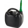 Plastový kanister na palivo 10l oválny čierny