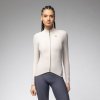 ALÉ Cyklistický dres s dlhým rukávom zimný - R-EV1 WARM RACE 2.0 LADY - ivory M