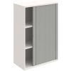 Policová skriňa Strong P, 80x115,2x40 cm, sivá/biela