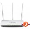 Tenda F3 - Wireless-N Router 802.11b/g/n, 300Mb/s, 1x WAN, 3x LAN, 3x Ext. Ant.