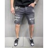 Šedé pánske rifľové kraťasy 2Y Premium Wonder 31
