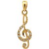 Zlatnictvo.sk Zlatý prívesok husľový kľúč PRI25905