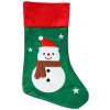 Rappa Vianočná pančucha zelená so snehuliakom