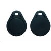 Čip Elatec RFID Unique, prívesok na kľúče, 125 kHz, čierny, Standard Temic/ ISO11784/ 785 RFID125-KEY-BLACK