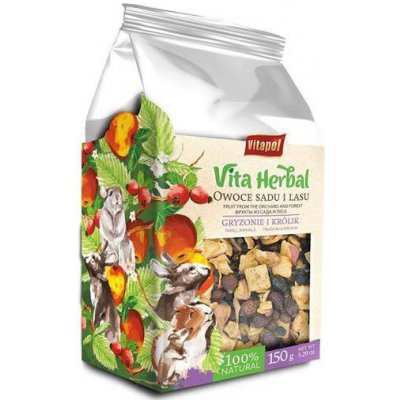 Vita Herbal Pre hlodavce a králiky Ovocie zo sadu a lesa 150 g