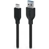 Genius ACC-A2CC-3A, Kabel, USB A / USB-C, USB 3.0, 3A, QC 3.0, opletený, 1m, černý 32590007400