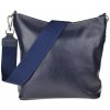 NovaKabelka.sk Amalia Blu IV kožená talianska crossbody kabelka modrá