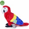Rappa Plyšový papoušek červený Ara Arakanga 24 cm ECO-FRIENDLY
