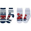 Spider Man - licencia Chlapčenské ponožky - Spider-Man 52341263, biela / šedá Farba: Mix farieb, Veľkosť: 23-26