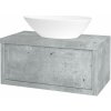 Dreja Umývadlová skriňa STORM SZZ 80 (umývadlo Triumph) - D01 Betón / D01 Betón