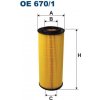 FILTRON Olejový filter OE6701