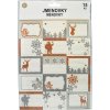 Samolepiace menovky na darčeky - vianočné 1