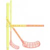 Zone floorball SUPREME AIR Superlight 27 neon yellow/light coral neónovo žltá / červená, Pravá (pravá ruka dole), 100cm (=110cm)