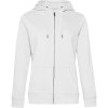 B&C Mikina QUEEN Zipped Hood s kapucí a zipem, dámská COT01W03Q00105-white 2XL Bílá